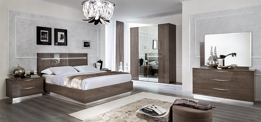 High Gloss Contemporary Bedroom, Contemporary Bedroom Furniture Sets Uk